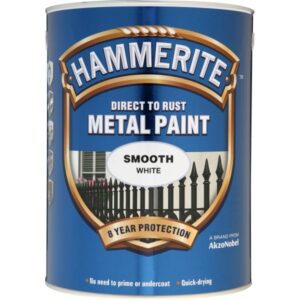 Direct To Rust Metal Paint - Smooth White - 5 Litre