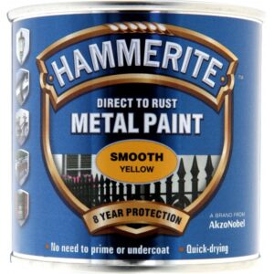 Direct To Rust Metal Paint - Smooth Yellow - 250ml
