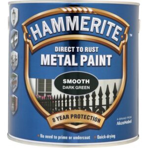 Direct To Rust Metal Paint - Smooth Dark Green - 2.5 Litre