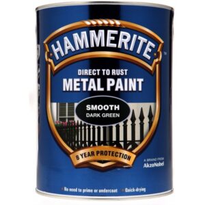 Direct To Rust Metal Paint - Smooth Dark Green - 5 Litre