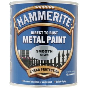 Direct To Rust Metal Paint - Smooth Silver - 2.5 Litre
