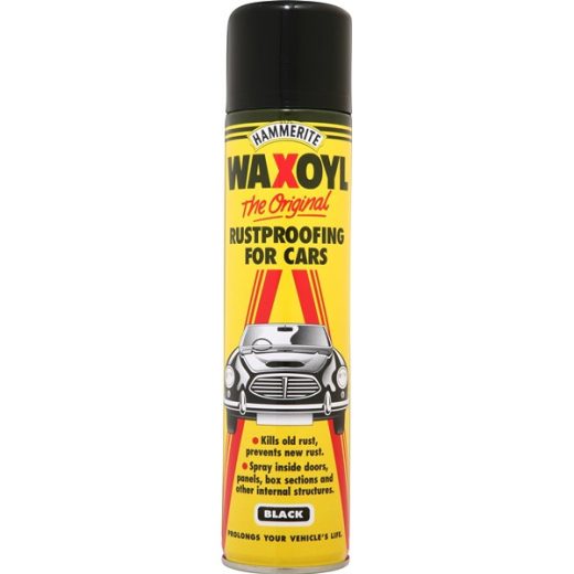 Waxoyl Rust Treatment Aerosol Black - 400ml