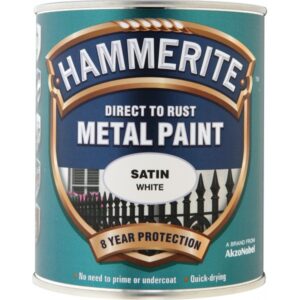 Direct To Rust Metal Paint - Satin White - 750ml