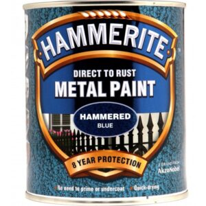 Direct To Rust Metal Paint - Hammered Blue - 750ml