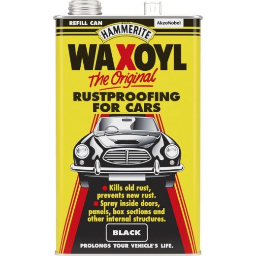 Waxoyl Rust Treatment Refill Can Black - 5 Litre