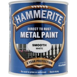 Direct To Rust Metal Paint - Smooth White - 750ml