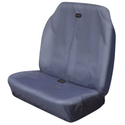 Car Seat Cover High Back Waterproof - Front Pair - Grey