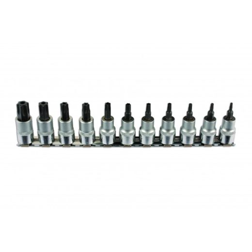 Star Bit Set - Tamperproof - 3/8in. Drive - 11 Piece