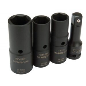 1/2IN DR DEEP THIN WALL FLIP SOCKET SET