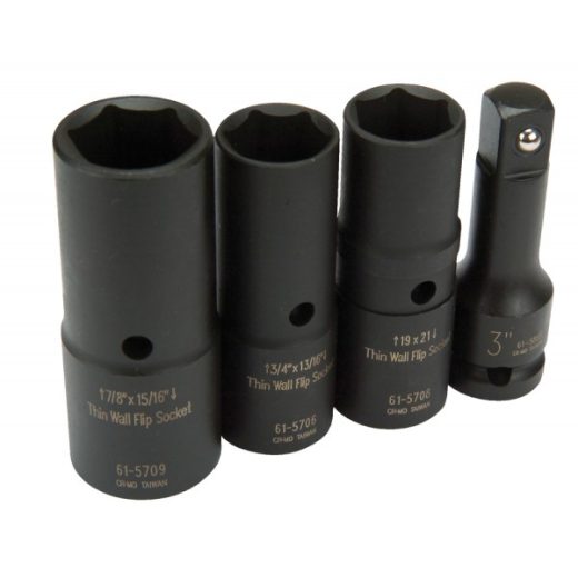 1/2IN DR DEEP THIN WALL FLIP SOCKET SET