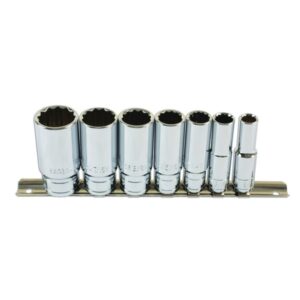 Deep Socket Set  - 3/8in.D - 7 Piece