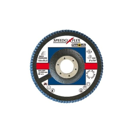 Zirconium Flap Discs - 115mm - P40 - Pack of 1