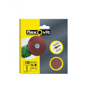 High Performance Aluminium Oxide Discs - Drill Mountable - P120 - 125mm - Pack Of 10
