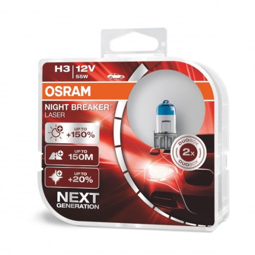 Performance Bulbs - H3 Up To +150% More Brightness - (453) PK22 - NIGHT BREAKER LASER