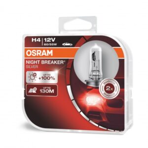 Performance Bulbs - H4 up to +100% More Brightness - (472) P43t - Halogen - NIGHT BREAKER SILVER
