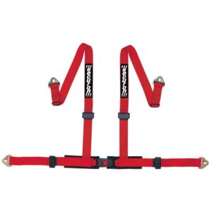 Harness - 4 Point & Snap Hooks - Red