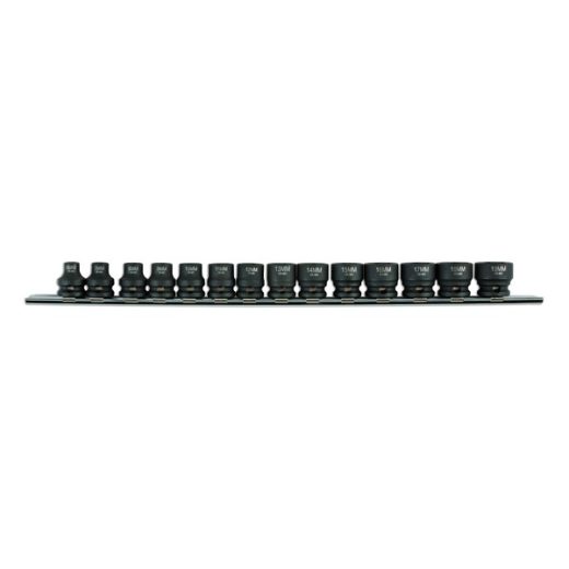 Stubby Impact Socket Set - 3/8in.D  - 14pc