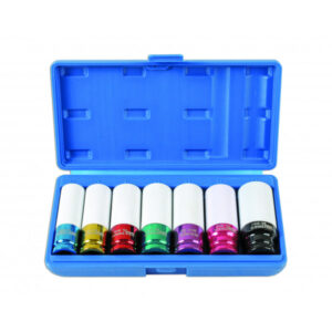Alloy Wheel Nut Socket Set - 1/2in. Drive - 7 Piece