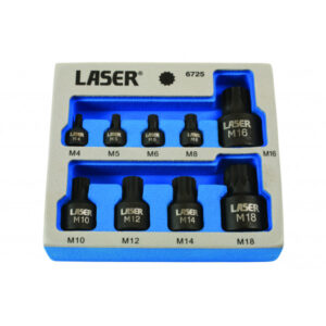 Spline Socket Bit Set - Low Profile