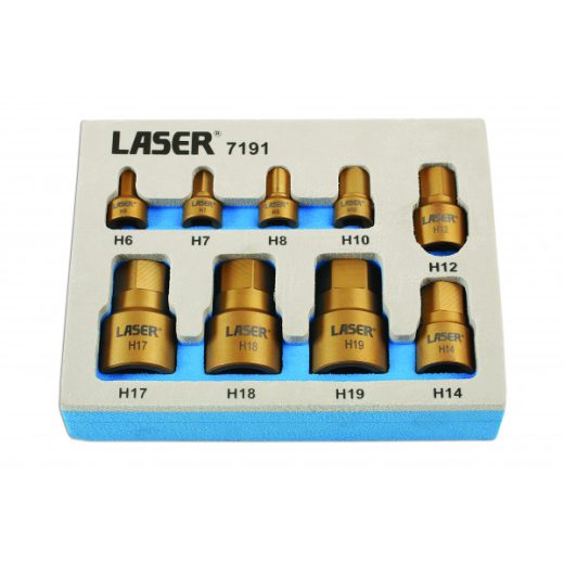 Low Profile Hex Bit - 9pc