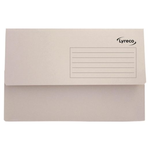 Foolscap Document Wallets - Buff - Pack of 50