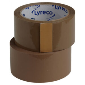 No Noise Packaging Tape - Brown - 50mm x 66m - Pack of 6