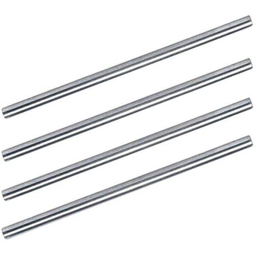 Chrome Letter Tray Risers - Pack of 4