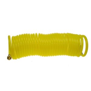 Coiled UPVC Air Hose With 1/4in. BSP Female Fittings - 25'