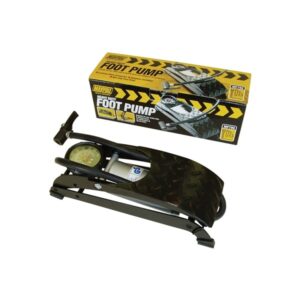 Foot Pump - Heavy Duty - Analogue Gauge - Single Barrel