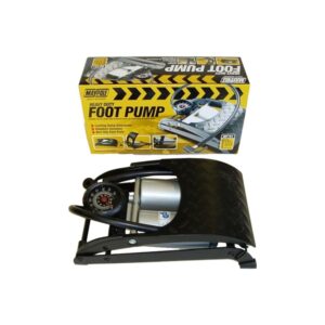 Foot Pump - Heavy Duty - Analogue Gauge - Twin Barrel