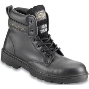 Leather 6in. Safety Boots S3 - Black - UK 7