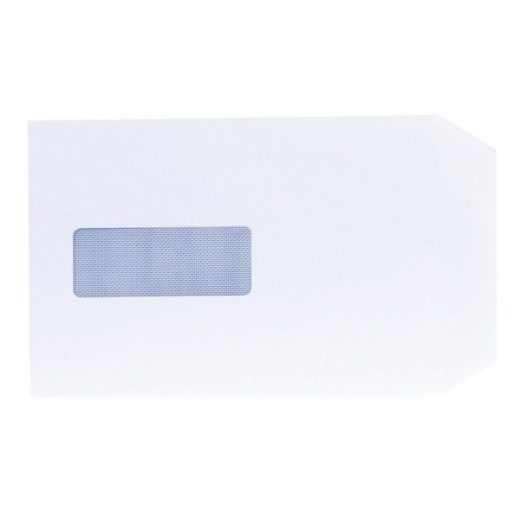White C5 Self Seal Window Envelopes - 80gsm - Box of 500