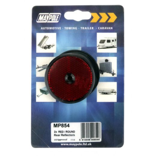 Reflectors - Round - Red