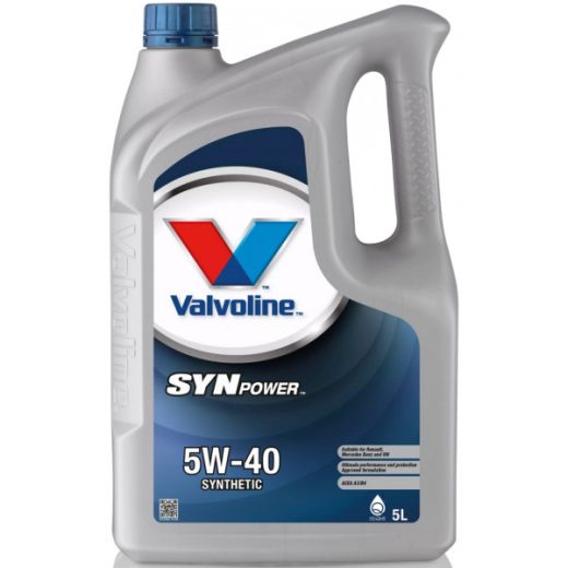 Valvoline Synpower 5W40 - 5 Litre
