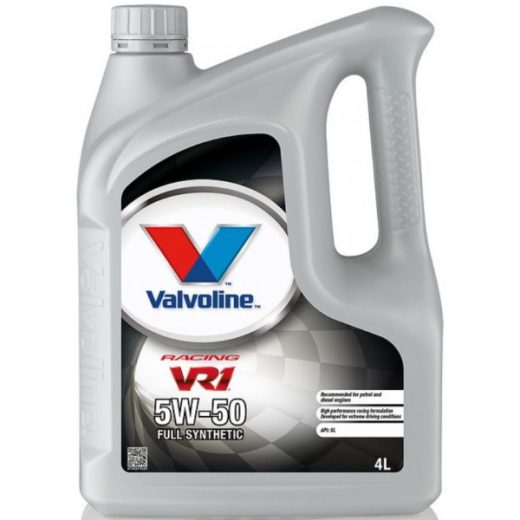 Valvoline Vr1 Racing 5W50 - 4 Litre