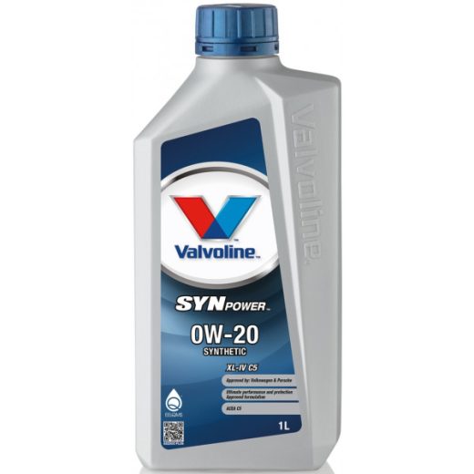 Valvoline Synpower Xl-Iv C5 0W20 - 1 Litre