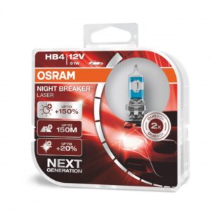 Performance Bulbs - +150% More Light HB4 (9006) P22d - Halogen - NIGHT BREAKER LASER