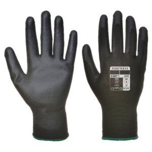 PU Palm Glove - Black  - X Large - Pack of 12