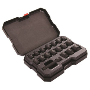 Impact Socket Set - Drive 1/2in. - 18 Piece