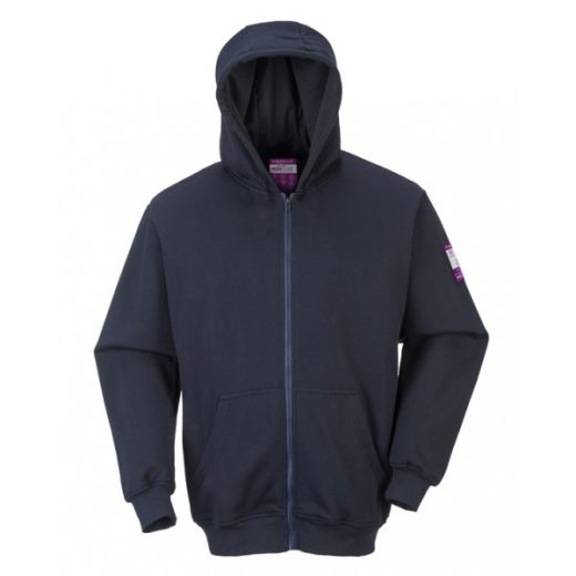 FR Zip Front Hooded Sweatshirt - Large