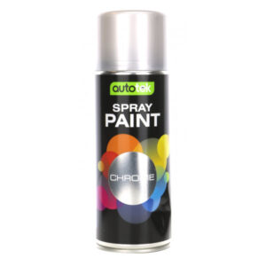 Autotek Aerosol Paint - Chrome - 400ml