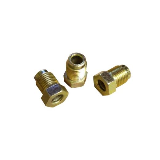 Male Brake Pipe Nuts (Unions) 10mm x 1mm Short - Pack of 50