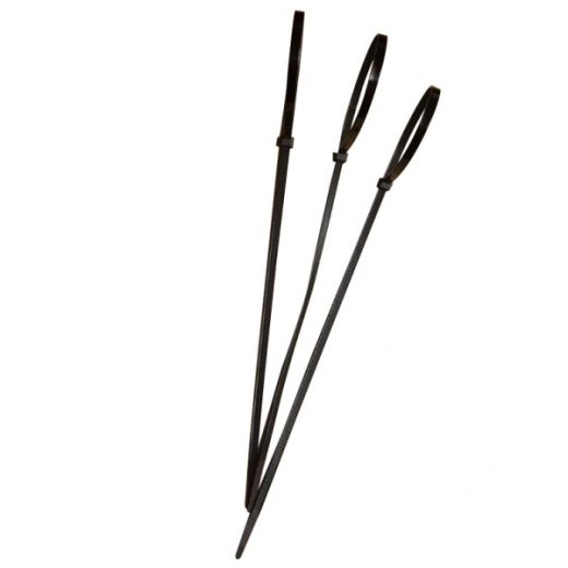 150MM X 2.5MM CABLE TIE BLACK PK100