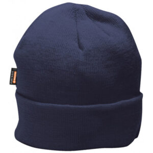 Knit Microfibre Insulated Hat - Navy