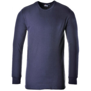Thermal Long Sleeve T-Shirt - Navy - Medium