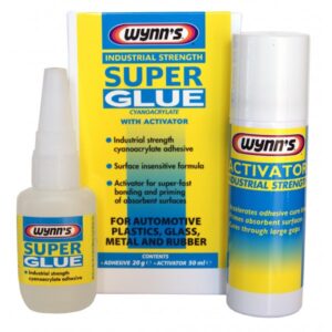 Industrial Strength Super Glue with Activator - 20g Bottle