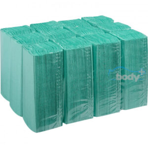 GREEN C-FOLD HAND TOWEL 1 PLY - 240 SHEETS 21