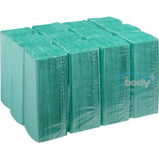 GREEN C-FOLD HAND TOWEL 1 PLY - 240 SHEETS 21