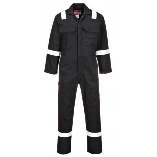 Bizweld Iona Flame Resistant Coverall - Black - Large