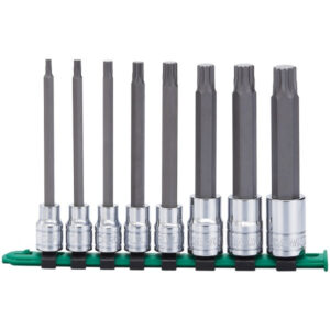 8 PC. LONG TRIPLE SQUARE BIT S OCKET SET